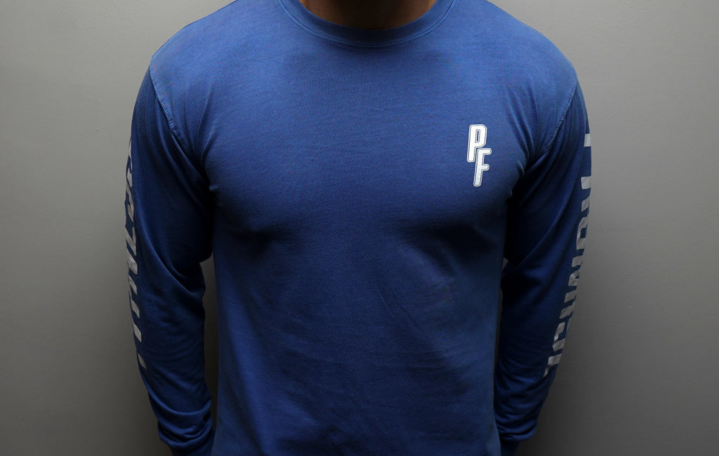 Promise Fitness Blue Long Sleeve Shirt