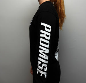 Promise Fitness Black Long Sleeve Shirt