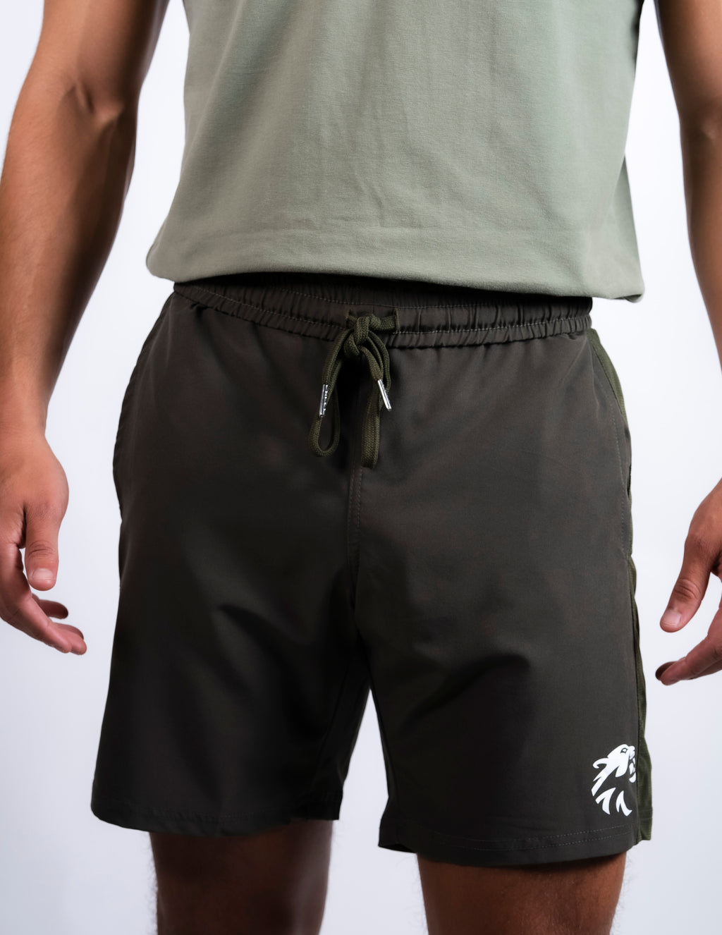 Authentic Army Green Performance Shorts