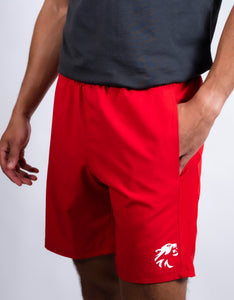 Authentic Red Performance Shorts