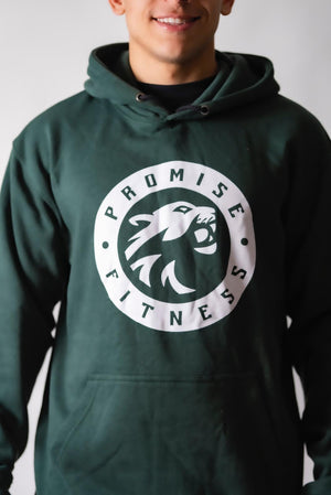 Forest Green Panther Hoodie