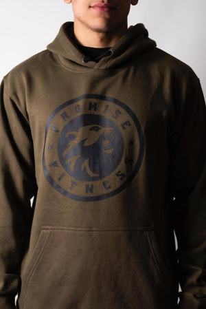 Military Green Panther Hoodie