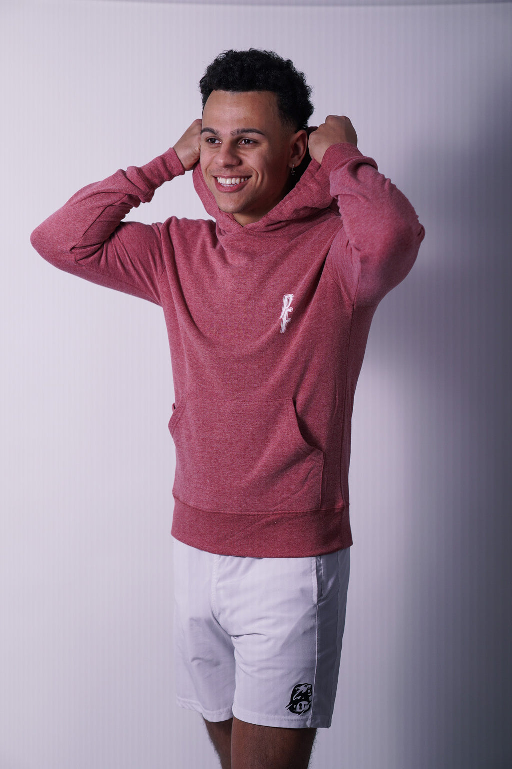 PF Crimson Heather Hoodie